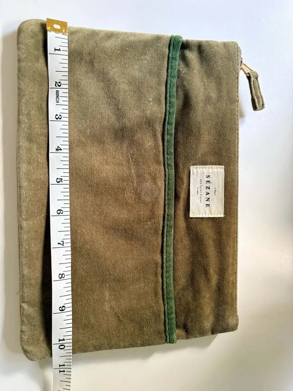Sézane velvet zippered